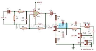Schematic speaker volume control wiring diagram. Simple Audio Tone Control Circuit
