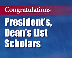 CCTC announces Fall 2015 President's, Dean's Lists