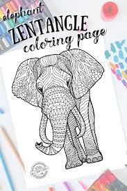 Search through 623,989 free printable colorings at getcolorings. Exotic Elephant Zentangle Coloring Page