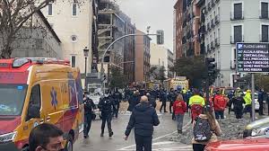 * * * a massive explosion rocked downtown madrid on wednesday, according to local newspaper a strong explosion, the causes of which are unknown, has shaken a property in the center of madrid. Ecsag3 6plxtlm