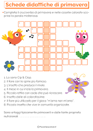 L'ape vi deposita il miele. Schede Didattiche Sulla Primavera Per La Scuola Primaria Schede Didattiche Attivita Di Scrittura Scuola