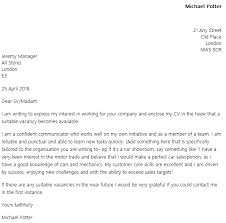 The purpose of the cover letter is simple… Speculative Cover Letter Example For Unadvertised Job Lettercv Com