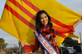 The red stripes have been replaced with yellow stripes to symbolize happiness, positivity, clarity, energy, optimism, enlightenment, remembrance, and intellect. if the american flag was going to. About 100 Us Cities And States Recognize The Yellow Flag With Three Red Stripes As The Vietnamese Americans Official Flag