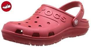 Crocs Hilo Sabot U Herren Clogs Pantoletten Dunkelbraun Rot Pepp Grosse 41 42 Eu Partner Link Crocs Schuhe Crocs Clogs