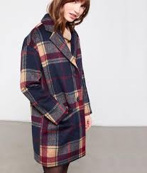 Une mode de qualité et durable au meilleur prix. Manteau Masculin A Carreaux Chichi 38 Bleu Femme Etam From Etam On 21 Buttons