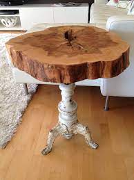 Diy Tree Stump Table Ideas How To Make Them Morflora Table Basse Tronc D Arbre Tronc D Arbre Table Basse Bois
