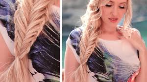 If you want something trendier and more mermaid chic than a traditional three strand braid, fishtail braids. Fishtail Braid With A Twisted Edge Hairstyle Long Hair Tutorial With Extensions Youtube
