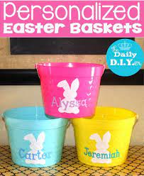 I didn't want to buy a pastel plastic thing. Celebrate The Season With Festive Spring Easter Decoration Ideas Easter Basket Diy Personalized Easter Basket Custom Easter Baskets