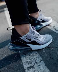 Nike Air Max 270 Black And Blue Womens Nike Airmax 270 Atmosphere Grey For Women In Store And Shiekh Com Cute Nike Shoes Nike Shoes Girls Adidas Shoes Women