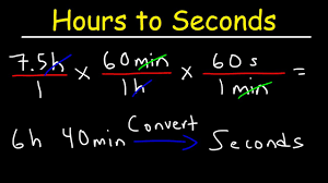 1 hour in seconds to find out how many seconds is 1 hour. Converting Hours To Seconds And Seconds To Hours Youtube