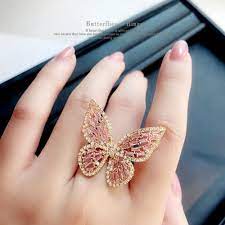 Engagement Ring Butterfly Design Price 15 95 Free Shipping Nature Girls Apparels Cute Love Weddin Butterfly Ring Rings Jewelry Fashion Fashion Rings