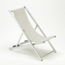 Transat Chaise De Plage Pliante Piscine Jardin Aluminium Riccione