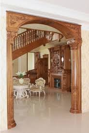 Pin By Rangaiah Mohankumar On Exterior Design Ideas House Arch Design Living Room Decor Rustic Front Door Design Wood