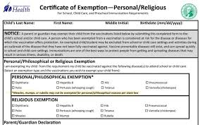 Exemption letters are widely used to provide extensive justification on why you should be exempted on specific situations whether religious, medical or professional. Area Schools Struggling To Get Students In Compliance With New Mmr Vaccine Exemption Rules Clarkcountytoday Com