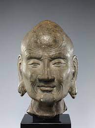 Head Of Luohanperiod Ming Dynasty 1368 1644 Culture China Medium Limestone Dimensions H 15 1 4 In 38 7 Cm W 9 Buddhist Art Asian Sculptures Art