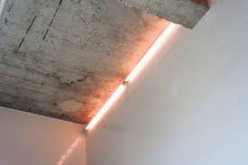 Design Sleuth A Blush Colored Neon Tube Light Remodelista Neon Tube Lights Fluorescent Tube Light Tube Light