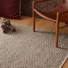 Teppich Amini Natur Eierschale Geometric Diamond Design Rugs Home