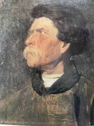Ilya Repin Portrait of a Peasant 1880-1883. In Book: киевскии музеи  русского искусства, Mockba 1982
