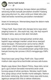 Guru menjadi pencetak generasi penerus umat manusia. Cen Polo On Twitter Aku Bersetuju Dengan Cikgu Fadli Saleh Yang Membenci Dr Maszlee Malik Bukan Berpaksi Kepada Sikap Beliau Tapi Kerana Perbezaan Fahaman Politik Https T Co 2gksp2cujn