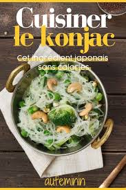 Comment Cuisiner Le Konjac Recettes Konjac Recettes Konjac Recettes De Cuisine Cuisine Minceur