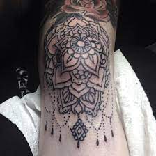 200 Mystical Mandala Tattoos Meanings Ultimate Guide 2021 Mandala Tattoo Design Mandala Tattoo Knee Tattoo