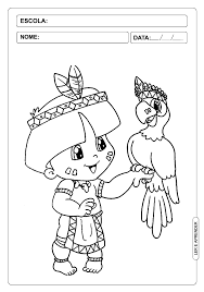 Dia Do Indio Desenhos Para Colorir Para Educacao Infantil