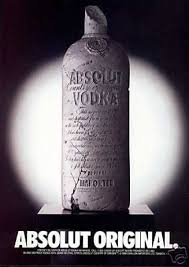 Absolut Vodka Original Bottle Photo Vintage 1988 Absolut Vodka Vodka Absolut