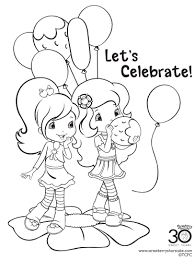 Princess , cartoon , dress up , strawberry shortcake. 12 Strawberry Shortcake Birthday Party Printable Coloring Pages Thesuburbanmom