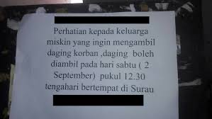 Salah satunya adalah mengetahui tentang pembahagian daging korban. Netizen Dakwa Jika Miliki Astro Dan Kereta Mereka Tak Layak Dapat Daging Korban Siakap Keli News