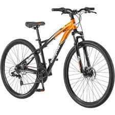 Black And Orange Mongoose Bike Walmart Mongoose Stat 4 2 29 Men S Bike Black And Orange Man Bike 29er Mountain Bikes Bike