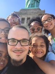 Statue of Liberty with our big family!