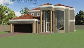 3 Bedroom Double Storey House Plan South Africa Nethouseplansnethouseplans In 2021 House Plans South Africa Double Storey House Double Storey House Plans