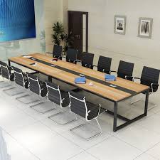 Cheap Price Factory Direct Metal Legs Oem 8 Seater Conference Table Office Table Design Meeting Room Design Conference Room Design