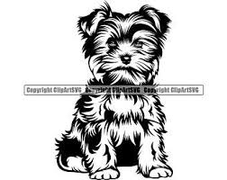 Download Yorkshire Terrier 4 Puppy Peeking Yorkie Dog Breed K 9 Pedigree Purebred Animal Pet Lap Teacup Logo Svg Eps Png Vector Cricut Cut Cutting Artofit