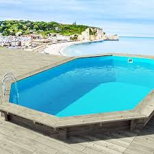 piscine bois allongee brazilia 5 86 x 3 86 x 1 20 m piscine bois piscine piscines de reve