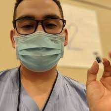 Jonathan Colin Rizo, MD, PGY2 resident, sharing gratitude for all of the  scientists who put decades of work into developing fundamental science and  technologies that made this vaccine possible. Return gratitude to