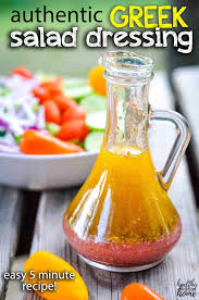 Authentic Greek Salad Dressing Recipe Greek Salad Dressing Greek Salad Authentic Greek Salad Dressing