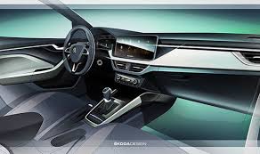 De asemenea, programul prevede ca automobilul nou achiziționat să nu emită mai mult de 120 grame co2/km, față de 130 g co2/km ca până acum. Skoda Scala 2019 Interior Design Revealed For Rapid Replacement Based On Vision Rs Express Co Uk