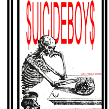Women's black and white long sleeve shirt, deathcore, music, suicideboys. Suicideboys Return With New Song Either Hated Or Ignored Xxl