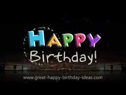 Happy Birthday Fireworks Have Great Day Youtube Gambar Animasi