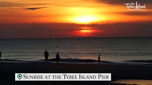 Sunrise At Tybee Island S Pier Youtube