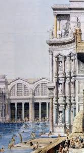 Baths Of Diocletian Rome Ancient Architecture Ancient Roman Architecture Historical Architecture