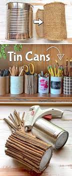 Recycling projects for kids are really the best of both worlds; 6 Easy Ways To Dress Up A Tin Can Easy Recycled Crafts Recycle Crafts Diy Tin Can Crafts