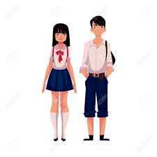 Check spelling or type a new query. Tipicos Adolescentes Estudiantes Japoneses Colegiala Y Colegial En Uniforme Tipico Ilustracion Vectorial De Dibujos Animados Aislado Sobre Fondo Blanco Retrato De Cuerpo Entero De Estudiantes Tipicos De La Escuela Japonesa Ilustraciones Vectoriales
