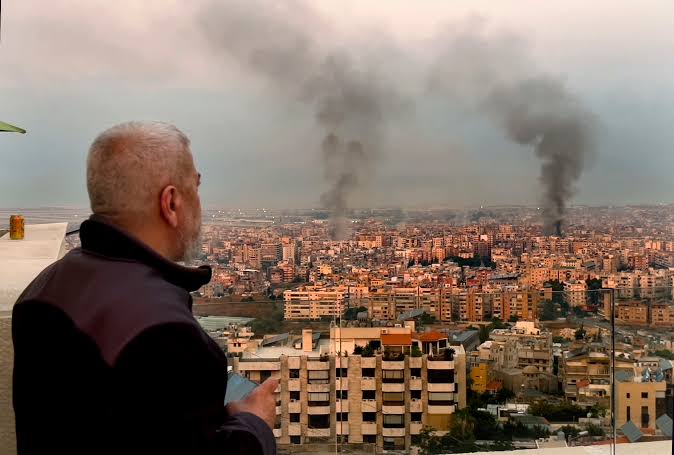 A strike on a mosque kills 19 as Israel bombards northern Gaza and southern Beirut : NPR