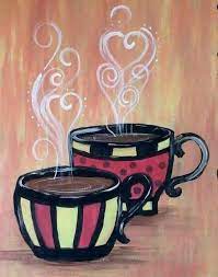 Maybe you would like to learn more about one of these? Cafecito Coffee Painting Canvas Diy Canvas Art Canvas Painting Diy