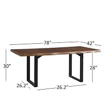 Some tools that stand out on the author's list include an adjustable wrench, the framing square, and a wood chisel. Banyan Live Edge Wood And Metal Sled Base Dining Table By Inspire Q Artisan N A Overstock 13689255