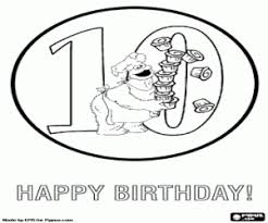 Vsstudio was very prompt in sending the monster coloring pages for my sons 1st birthday!! Cookie Monster And 10th Birthday Coloring Page Printable Game