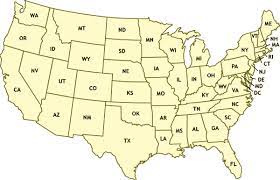 The unclaimed funds held by the state are often from bank accounts, insurance policies, or your state government. The States Of The Usa On A Map