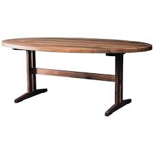 Trestle dining tables for sale. Hingham Oval Dining Table With Walnut Trestle Base By Hopes Woodshop For Sale At 1stdibs